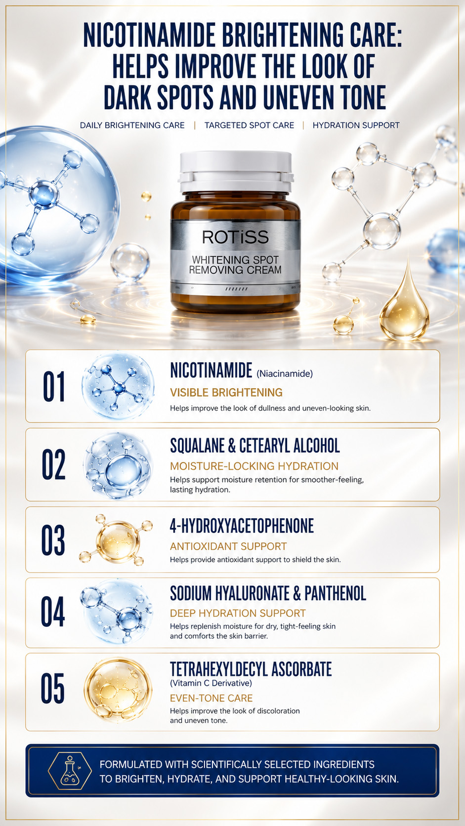 rotisswhitening spot removing cream
