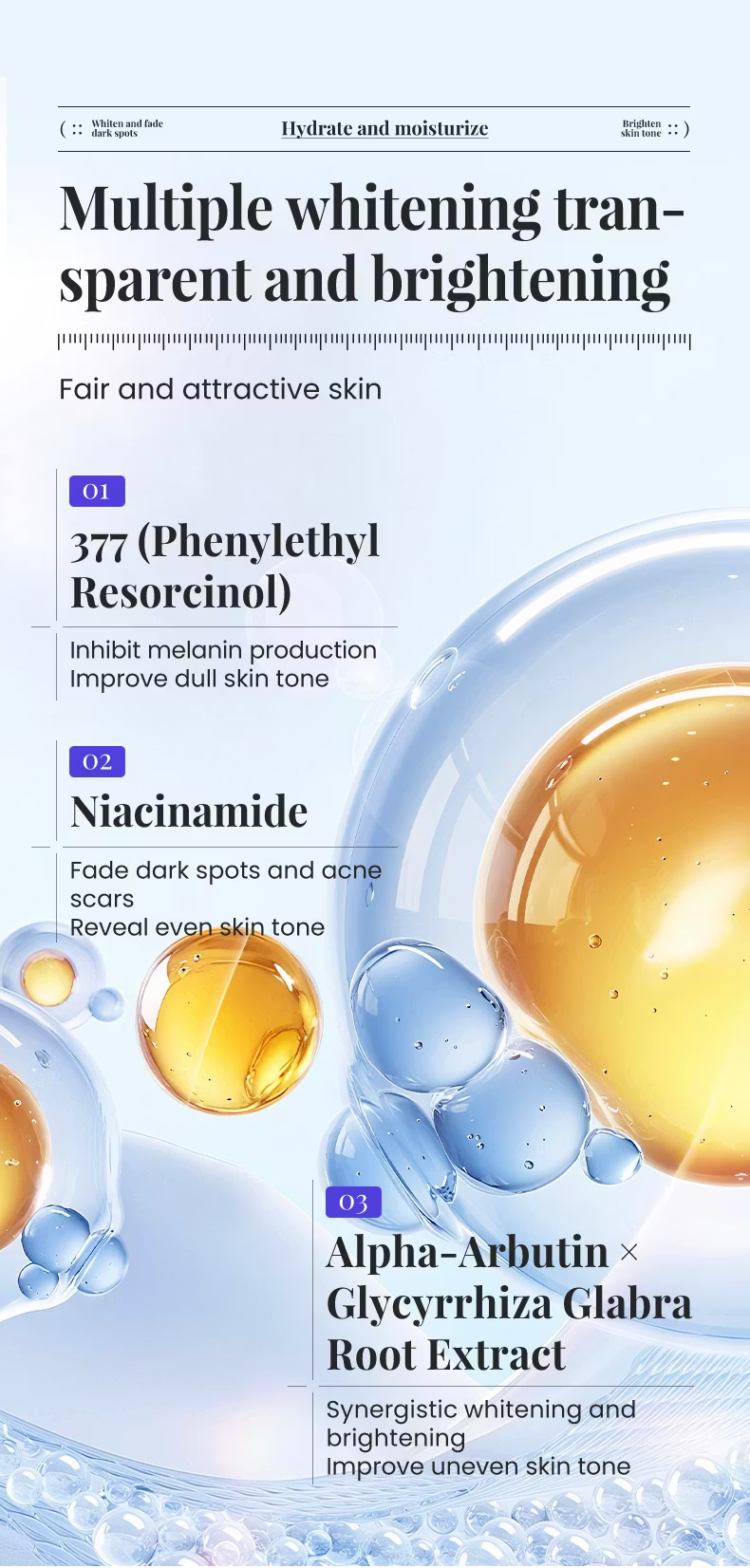 phenyl intense 377 clinical radiance dark spot corrector